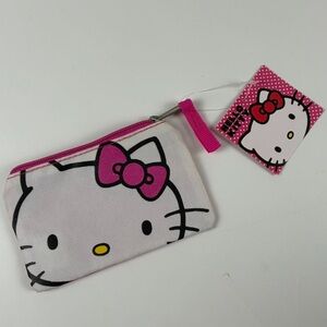 001 - HELLO KITTY SANRIO MINI COIN POUCH PURSE 2015 NWT BRAND NEW